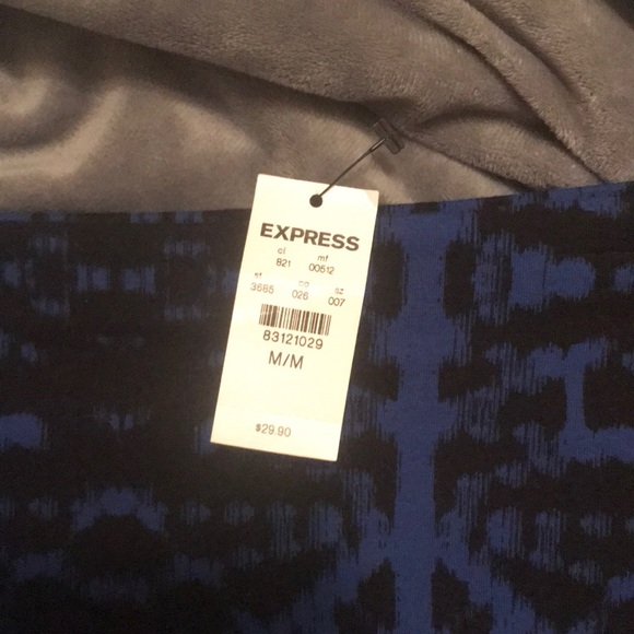 Express Women’s High Waisted Knit Mini Skirt - Picture 2 of 3